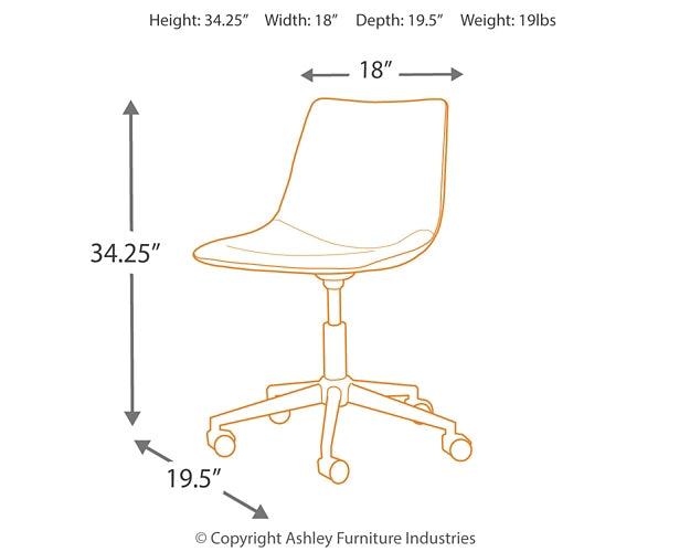 Ashley Express - Office Chair Program Home Office Swivel Desk Chair