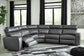 Samperstone 5-Piece Power Reclining Sectional