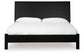 Danziar Queen Panel Bed with Mirrored Dresser and Nightstand