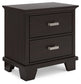 Covetown California King Panel Bed with Dresser and Nightstand