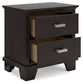 Covetown King Panel Bed with Dresser and Nightstand