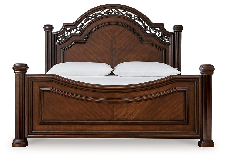 Lavinton King Panel Bed with Dresser and Nightstand