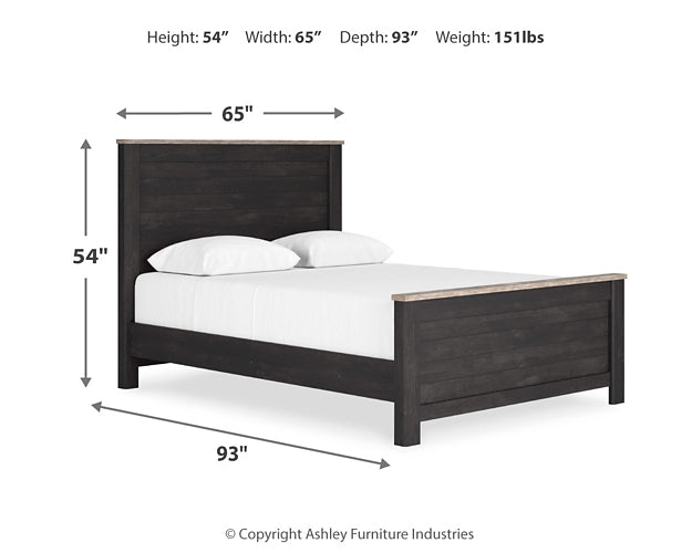 Nanforth Queen Panel Bed with Dresser