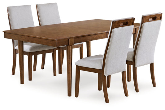Lyncott Dining Table and 4 Chairs