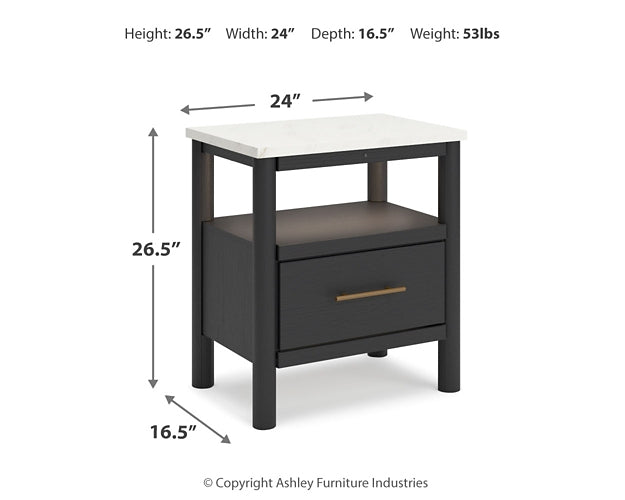 Ashley Express - Cadmori Queen Upholstered Panel Bed with 2 Nightstands