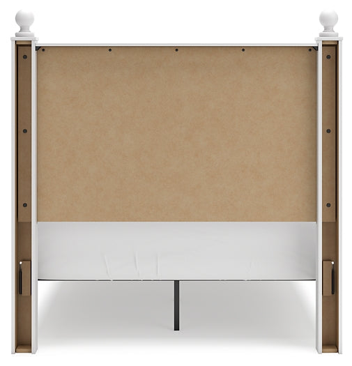 Mollviney Full Panel Bed with Dresser and Nightstand