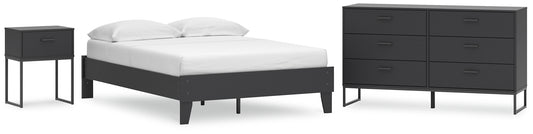 Ashley Express - Socalle Full Platform Bed with Dresser and Nightstand