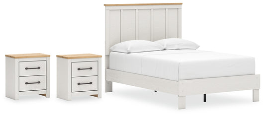 Ashley Express - Linnocreek Full Panel Bed with 2 Nightstands
