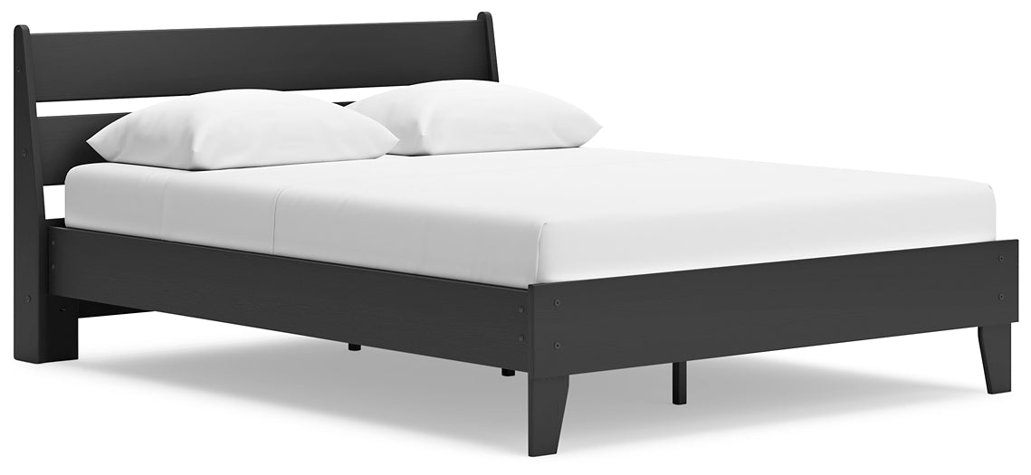 Ashley Express - Socalle Queen Panel Platform Bed with Dresser