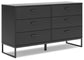 Ashley Express - Socalle Queen Platform Bed with Dresser and Nightstand