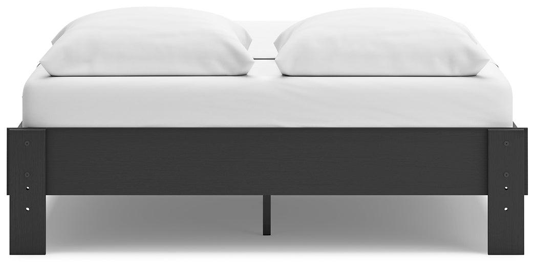 Ashley Express - Socalle Queen Platform Bed with Dresser and Nightstand