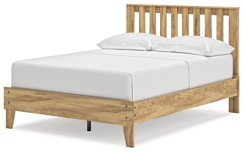 Ashley Express - Bermacy Full Platform Panel Bed with Dresser, Chest and Nightstand