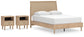 Ashley Express - Cielden Queen Panel Bed with 2 Nightstands