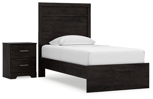 Ashley Express - Belachime Twin Panel Bed with Nightstand