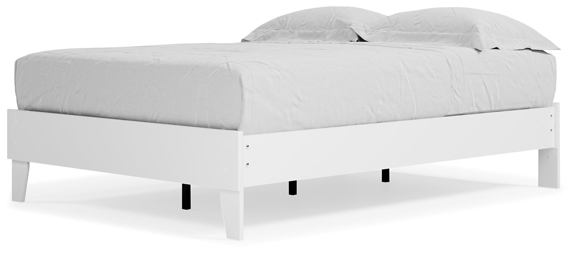 Ashley Express - Piperton Full Platform Bed with Dresser, Chest and Nightstand