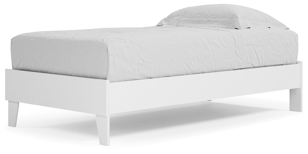 Ashley Express - Piperton Twin Platform Bed with Dresser, Chest and 2 Nightstands