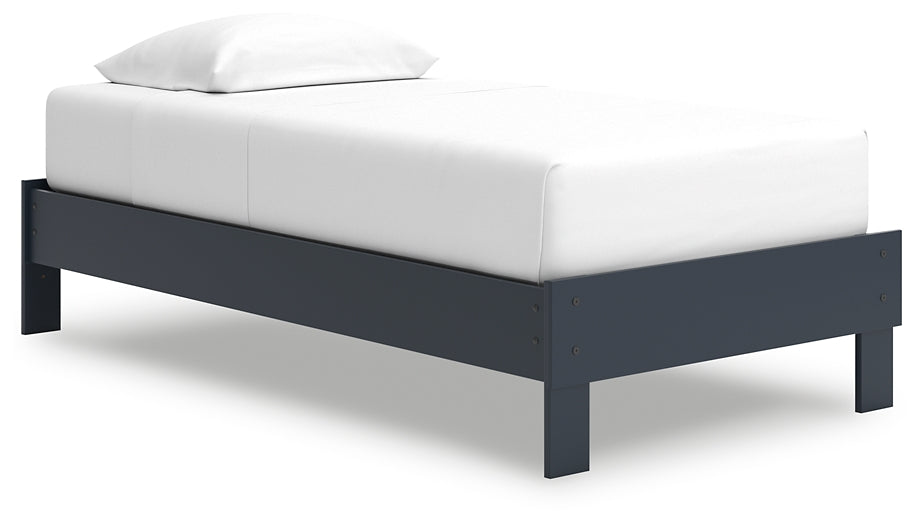 Ashley Express - Simmenfort Twin Platform Bed with Dresser and 2 Nightstands