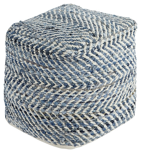 Ashley Express - Chevron Pouf