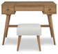 Ashley Express - Thadamere Vanity/UPH Stool (2/CN)