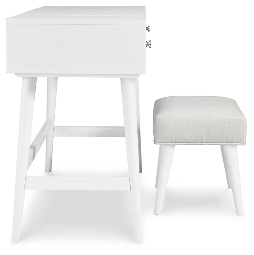 Ashley Express - Thadamere Vanity/UPH Stool (2/CN)