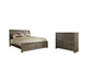 Juararo California King Panel Bed with Dresser