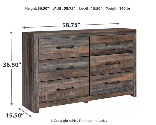 Drystan  Bookcase Bed With 2 Storage Drawers With Dresser