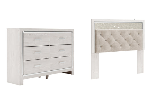 Altyra Queen Panel Headboard with Dresser