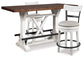 Ashley Express - Valebeck Counter Height Dining Table and 2 Barstools