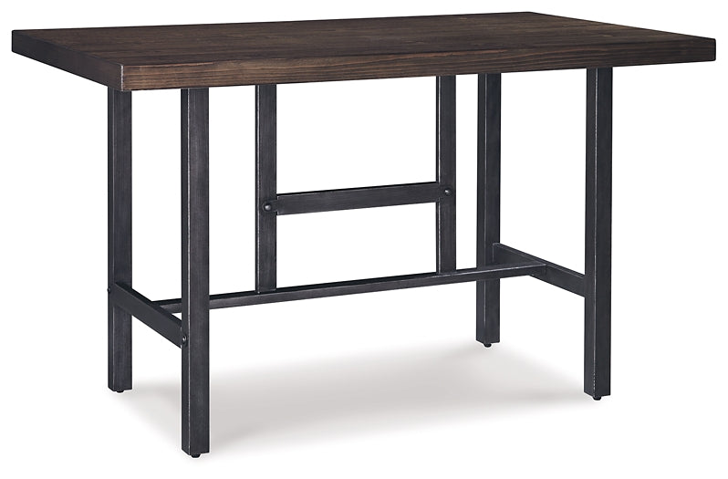 Ashley Express - Kavara Counter Height Dining Table and 2 Barstools