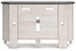 Ashley Express - Dorrinson Corner TV Stand/Fireplace OPT