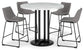 Ashley Express - Centiar Counter Height Dining Table and 4 Barstools