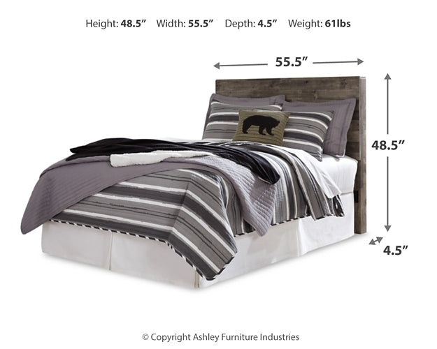 Derekson Full Panel Headboard with Dresser