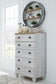 Haven Bay Queen Panel Bed with Mirrored Dresser and Chest