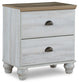 Haven Bay King Panel Bed with Mirrored Dresser, Chest and 2 Nightstands