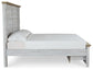 Haven Bay King Panel Storage Bed with Dresser