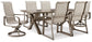 Beach Front Outdoor Dining Table and 6 Chairs