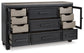 Foyland King Panel Storage Bed with Dresser