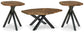 Ashley Express - Haileeton Coffee Table with 2 End Tables