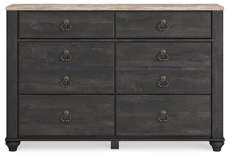 Nanforth Six Drawer Dresser