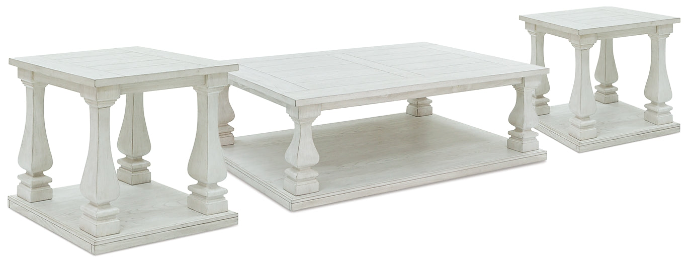 Arlendyne Coffee Table with 2 End Tables