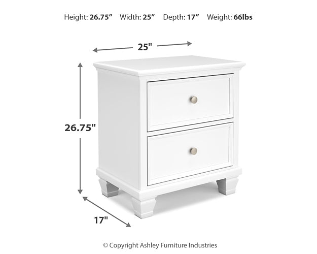 Fortman King Panel Bed with Mirrored Dresser, Chest and Nightstand