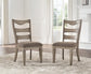 Lexorne Dining Table and 4 Chairs and Bench with Storage