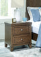 Ashley Express - Shawbeck Two Drawer Night Stand